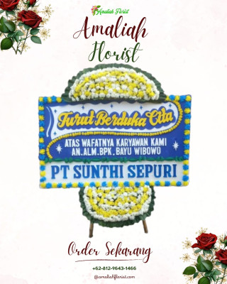Papan Bunga Duka di Cirendeu