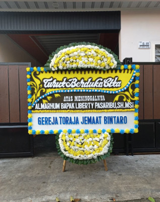 Papan Bunga Duka di Cirendeu